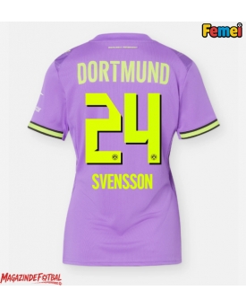 Borussia Dortmund Daniel Svensson #24 Tricou Fotbal Replică 2026-27 Femei Treilea